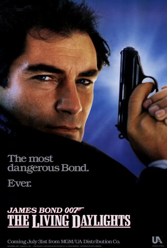 Still my favorite Bond poster. Ever. 

Happy birthday, Timothy Dalton. 