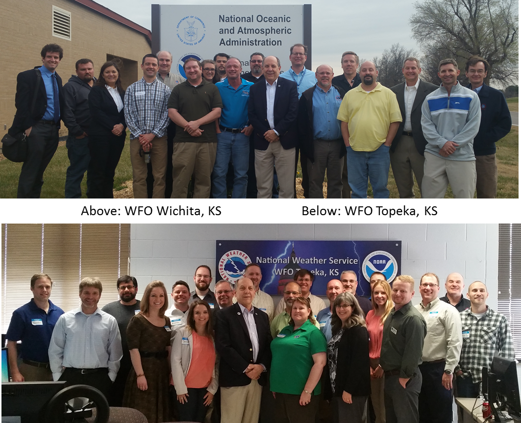 NWSDirector's tweet photo. Enjoyed visiting @NWSWichita and @NWSTopeka last week! Thank you for showing how the field is leading the way in #EvolveNWS https://t.co/BofW2t2oav