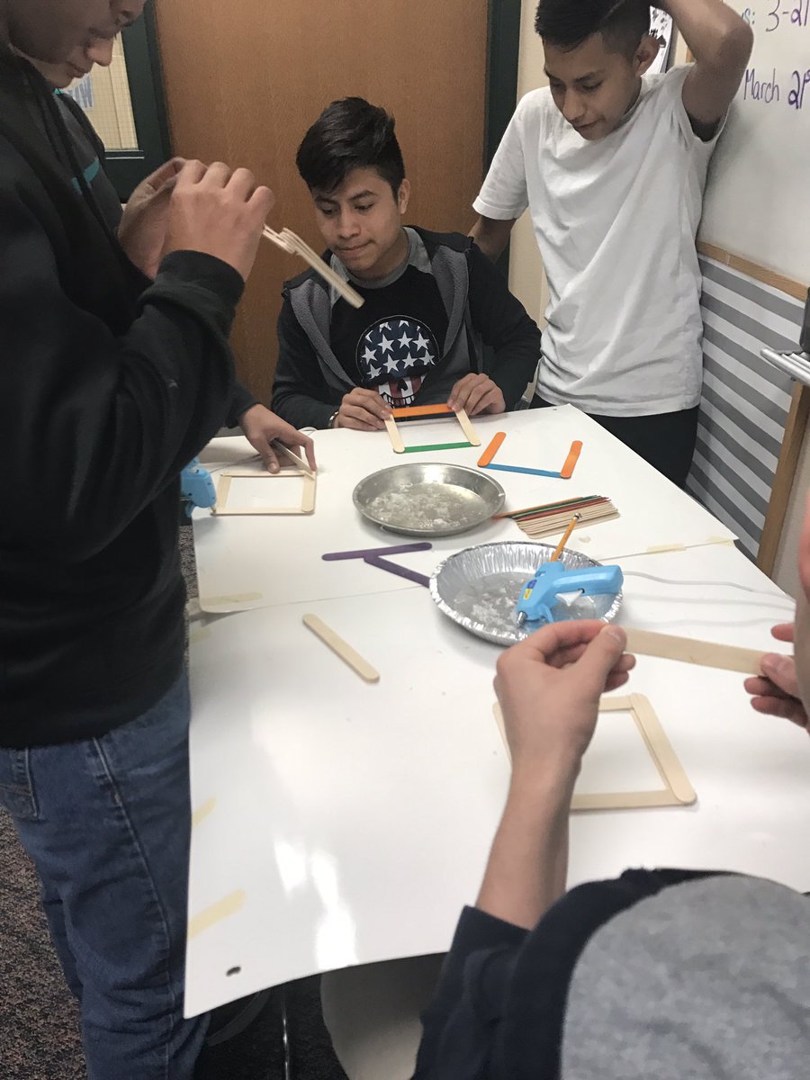 HelicaDC's tweet photo. Building 🛠their own Newton's Cradle, to demonstrate Newton's 3rd Law of Motion. #LoveLabDays💙#DCHSScienceRocks https://t.co/FMXSME8mHz