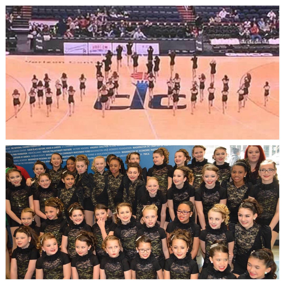 cdcva's tweet photo. What a busy weekend for CDC!! Our Performing Troupe put on an awesome show at the Verizon Center opening for the Harlem Globetrotters! 💚💜 https://t.co/EhhthsgmKn