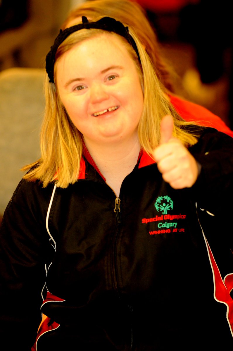 SpecialOCalgary's tweet photo. Our @SpecialOlympics athletes w/ Down Syndrome enrich the lives of our volunteers, athletes and community every day! #WorldDownSyndromeDay https://t.co/Ta2BsxglIT