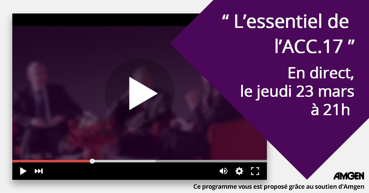 CardioOnline's tweet photo. Le meilleur de l'#ACC17 : une émission en direct jeudi 23 mars à 21h https://t.co/eUKEeUjySZ #Coro #TAVI #Lipide #IC #Rythmo https://t.co/n4uK1NmTvz