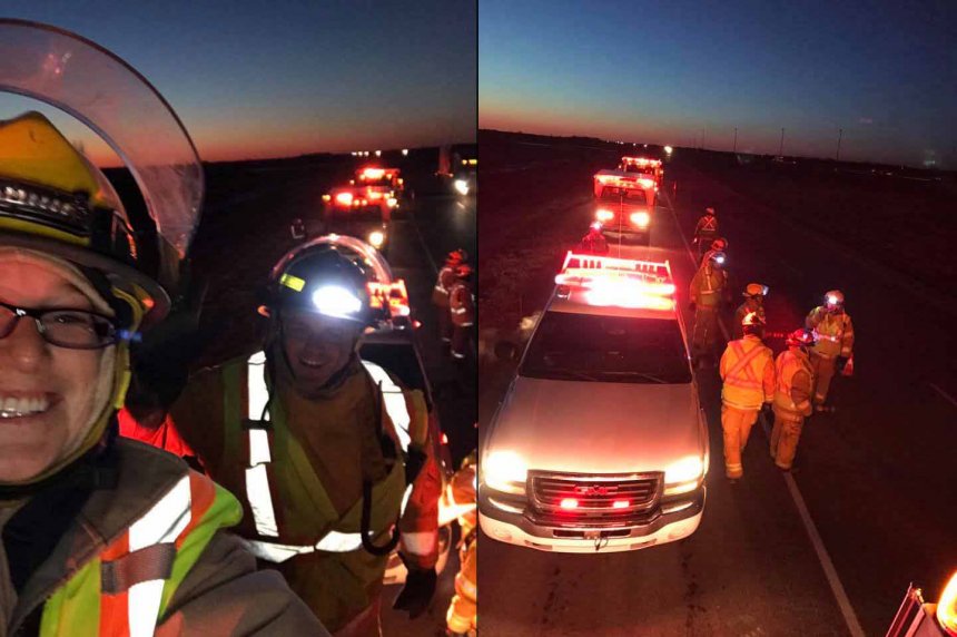 TowTimesMag's tweet photo. Death of towing op Courtney Schaefer rallied 50+ emergency vehicles, tow trucks  to remind drivers to slow down. https://t.co/xCtw8Ih2l4 https://t.co/LxDSEnI5xA