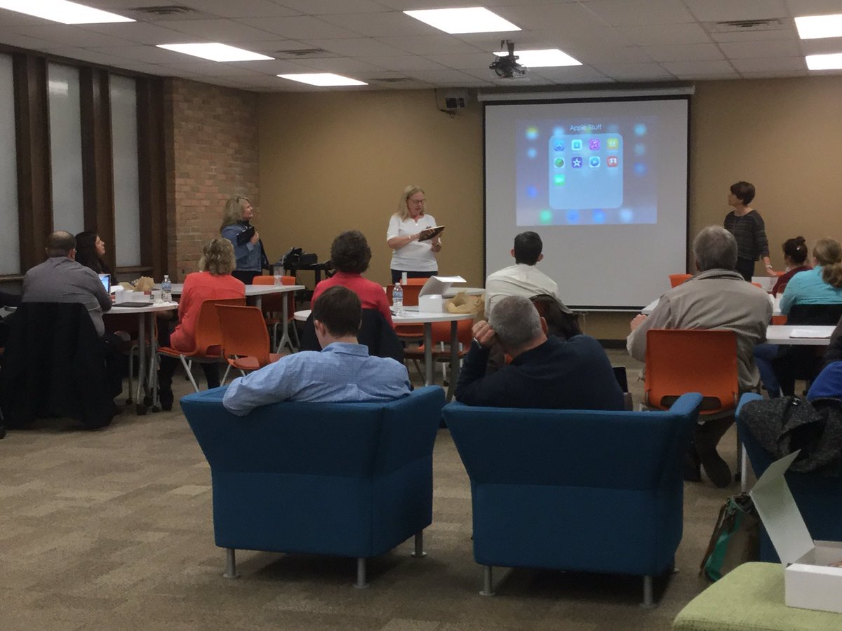 UFindlayITS's tweet photo. #UniversityofFindlay Instructors from the @UFindlay_COE are in #ShaferLibrary talking about the apps they use while teaching. https://t.co/uN9G5mh72U