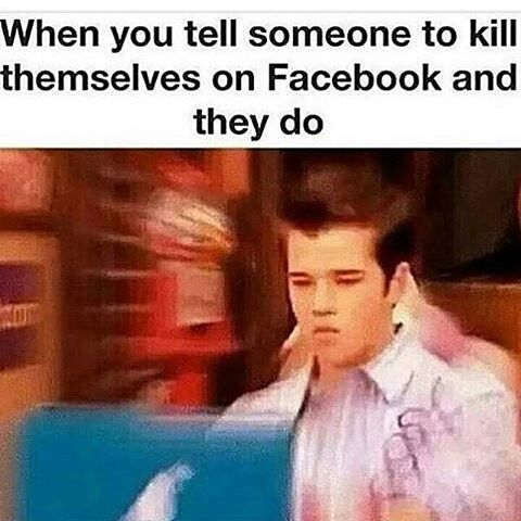 Moist_Ayyylien's tweet photo. #Facebook #kys #suicideisalwaysanoption #justdoit #Memes #MemesCollection #moist #ayylmao https://t.co/rRQ1ZtHaib