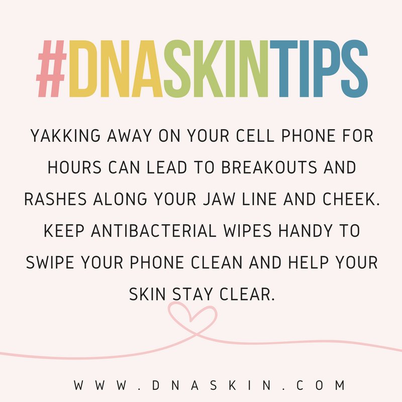 DNASkin's tweet photo. #DNASkinTips: OR make a habit of using headphones. #dnaskin #beautytips #healthtips https://t.co/YSqDRLsden