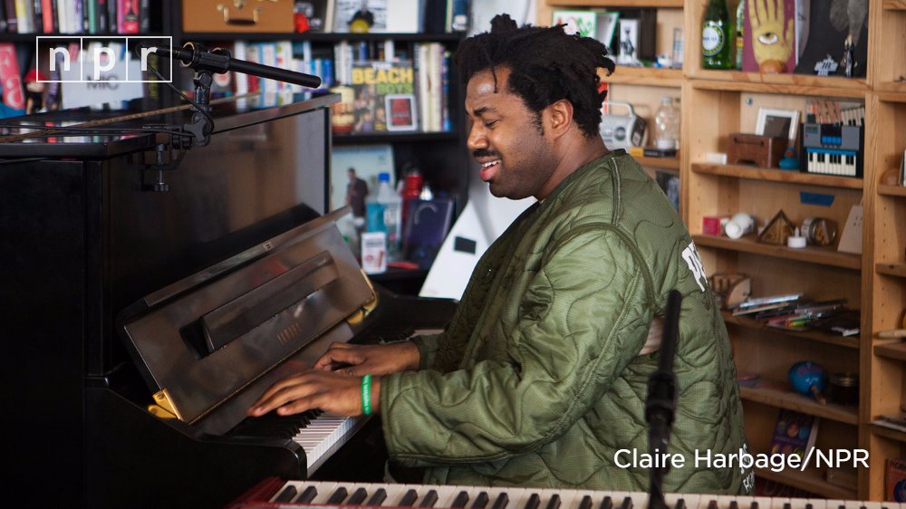 nprmusic's tweet photo. Watch @sampha stop by the #TinyDesk to perform 3 tracks from his debut, 'Process.' https://t.co/5ywHJWRZRY https://t.co/00LrWptvyU