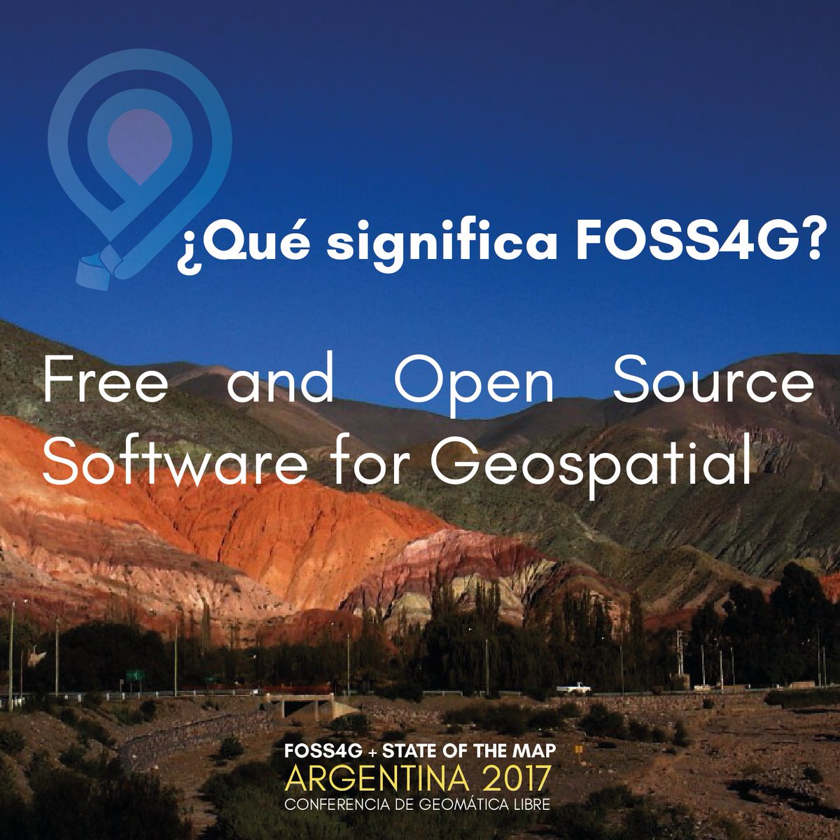 geolibresar's tweet photo. No te olvides, del 23 al 28 de OCTUBRE! @foss4gAR https://t.co/pBEiLf1WbI