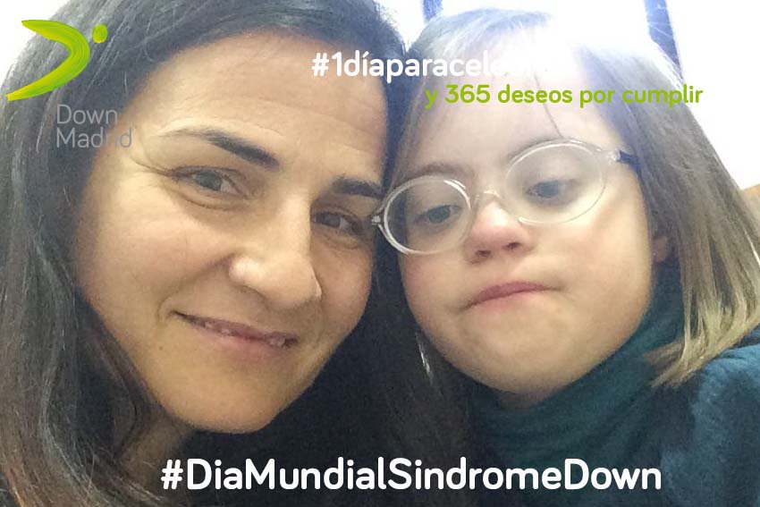 DownMadrid's tweet photo. Otra fotografía que nos lleva para poder recordarnos que hoy es un día muy importante #1Diaparacelebrar #diaMundialSindromeDown https://t.co/H1hgfAgrP7