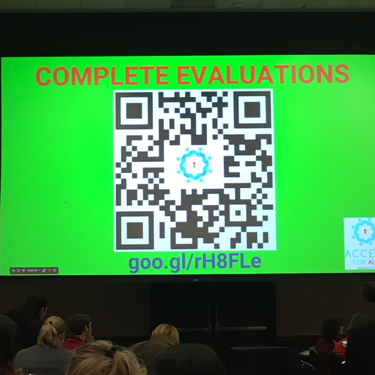 Mrs_Peterson's tweet photo. Completing the conference evaluation. Thanks, @WEMTAOnline! #MUcredit #WEMTA17 https://t.co/Jj5icOad0C