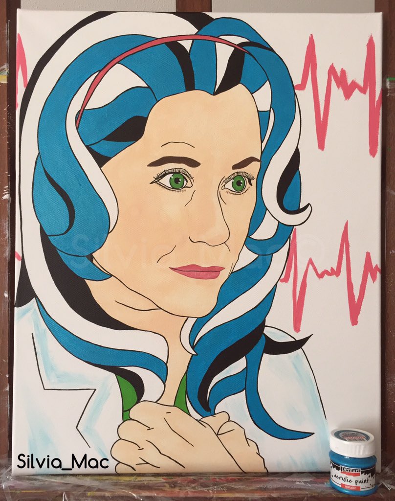 Silvia1_1aivliS's tweet photo. @MaryMcDonnell10 as Dr. Dixon in Grey's Anatomy. This role is one of the best (in my opinion😉) ☀
#fineart #popart https://t.co/PjbCXQLALh