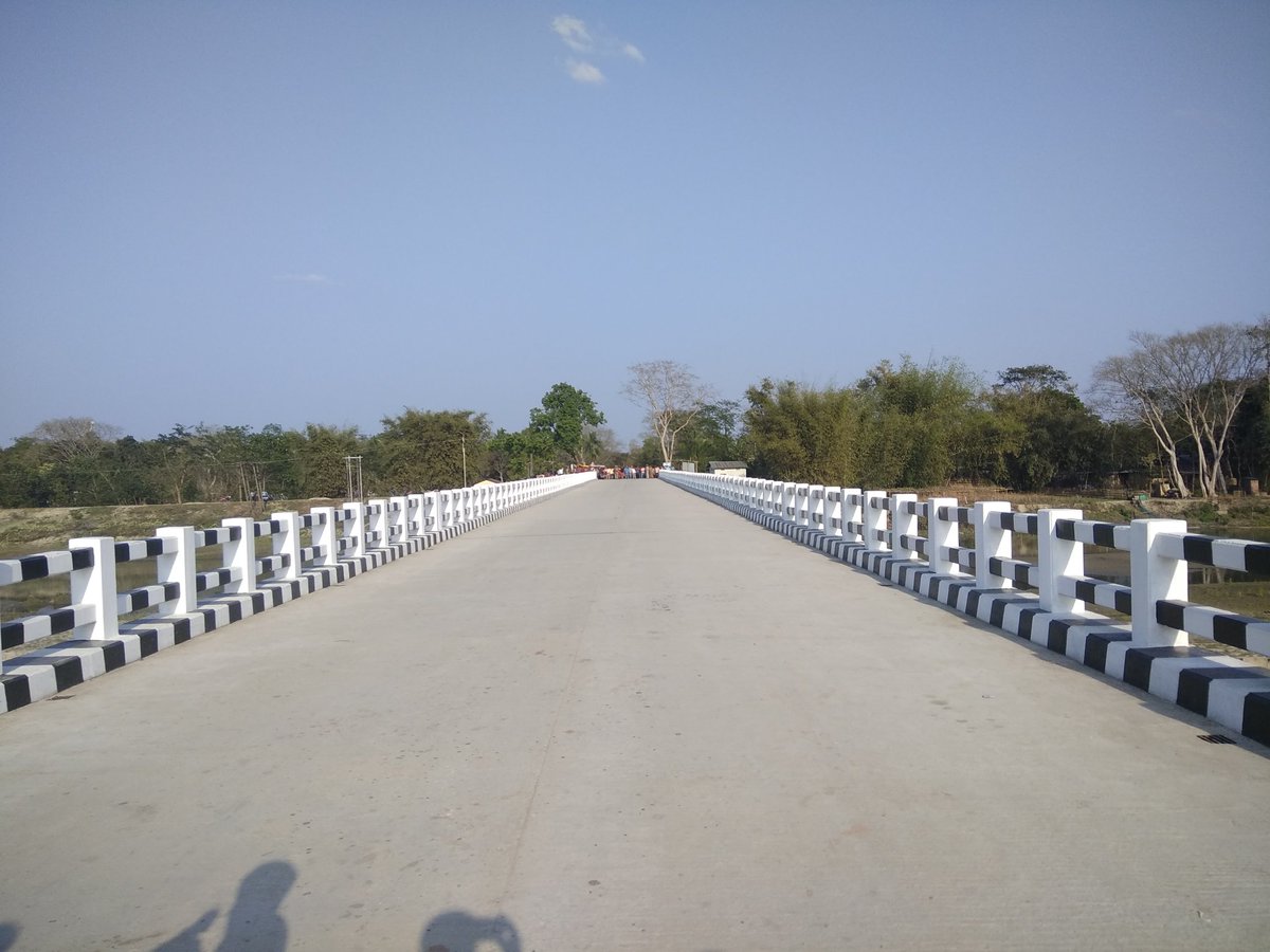 sarbanandsonwal's tweet photo. Faster completion of work is our priority. Dedicated the newly constructed bridge over Pagladia river at Kamarkuchi, Nalbari to the people. https://t.co/tb0VdcLjOw