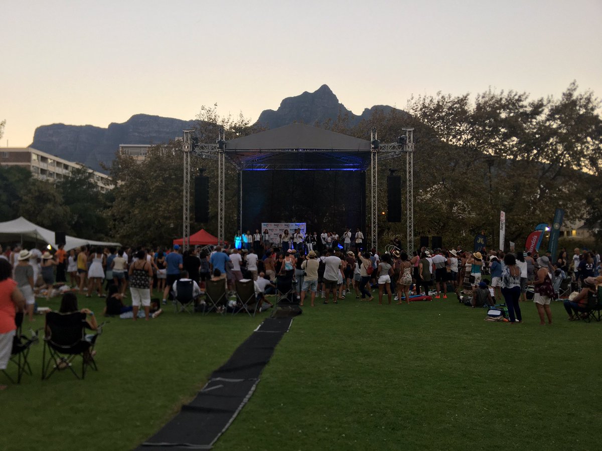 SJMC_JOTL's tweet photo. Elsie's River High School Jazz Band have the crowds dancing non stop #SJMCJOTL2017 https://t.co/RT70x60ppp