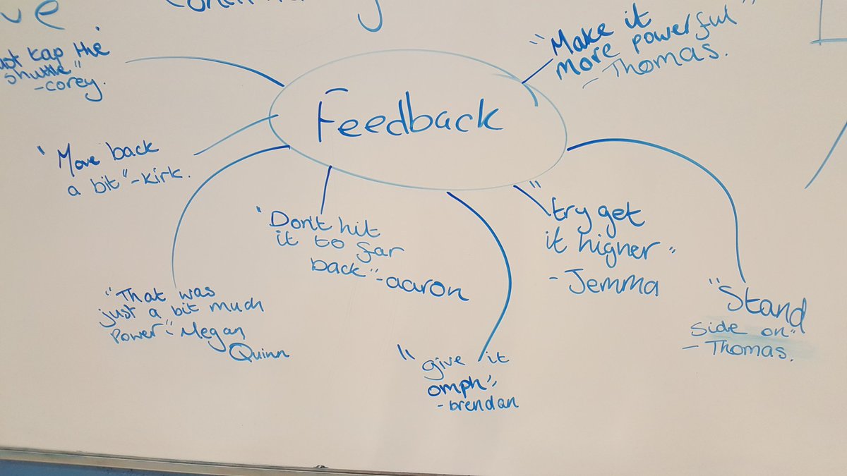 stcolumbaPEdept's tweet image. S2 evaluating each others drop shot technique in Badminton today... some are getting there! #learningtoevaluate #commandwords