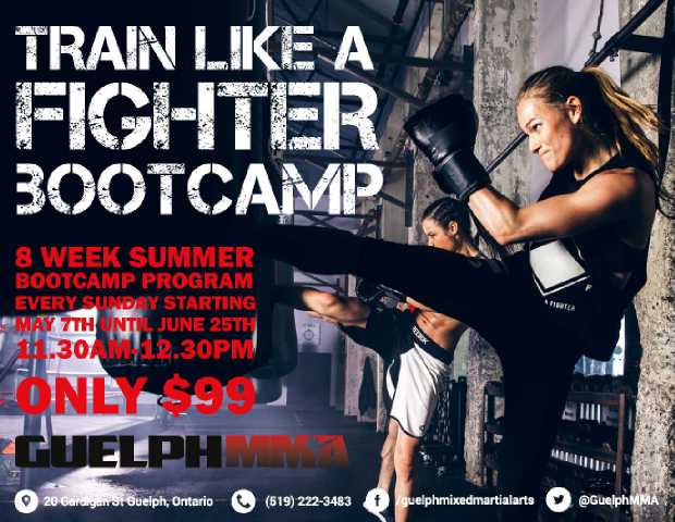 GuelphMMA's tweet photo. Try our Bootcamp 8 Weeks for only $99 
Under Wolfgang Brutter Worldchampion Coach and get in shape https://t.co/LQ69L0oQvU