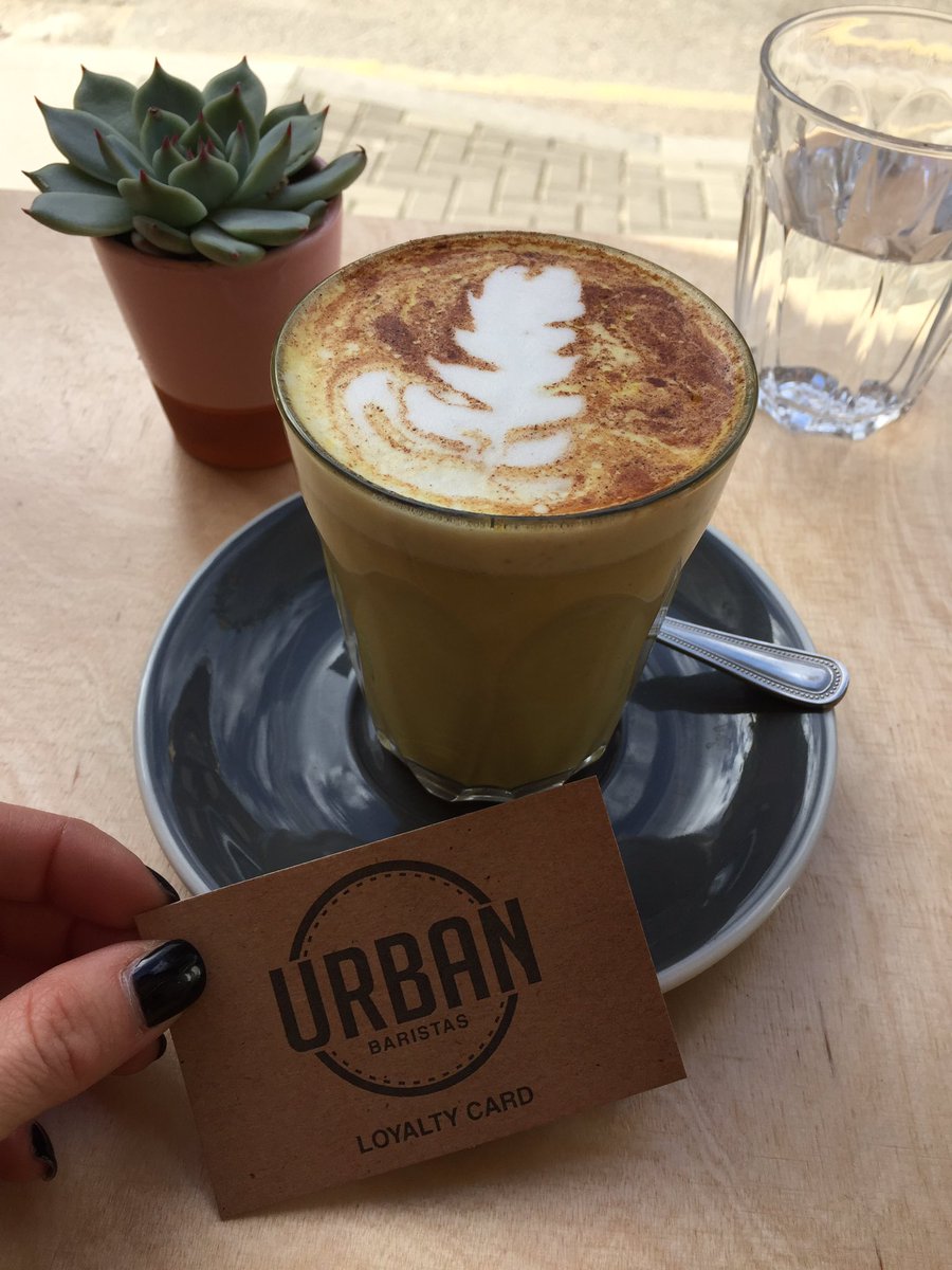 Miss_CL_CLC's tweet photo. A lovely lunch @urbanbaristas in #wapping today delicious artichoke, avocado &amp;pine nut sandwich &amp;a #TurmericLatte with fresh ginger #yum https://t.co/777s6OVhkz