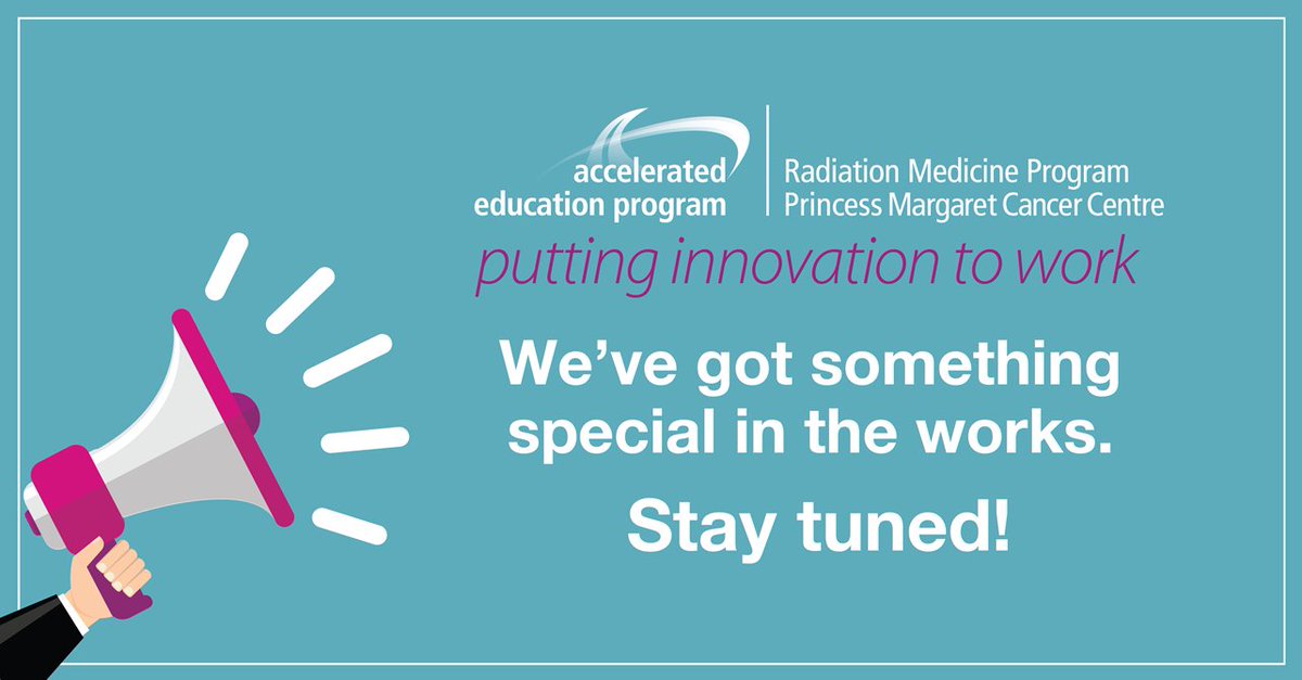 Before we tell you what we have up our sleeve we want to hear from you! Complete a 5 question survey here: ow.ly/q5Ok30a7yDy #radonc