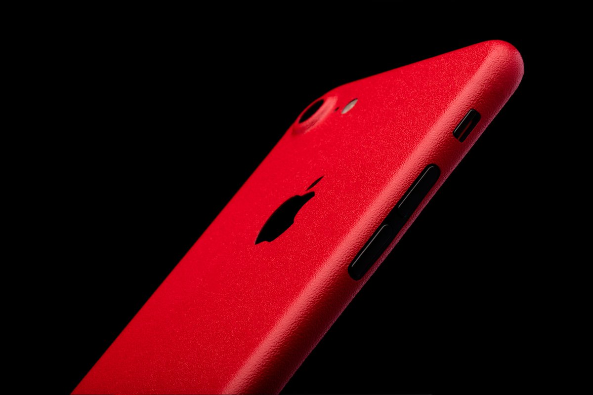 dbrand's tweet image. dbrand.com/iPhone: Because you want a (RED) iPhone, but you&apos;ve only got $10.