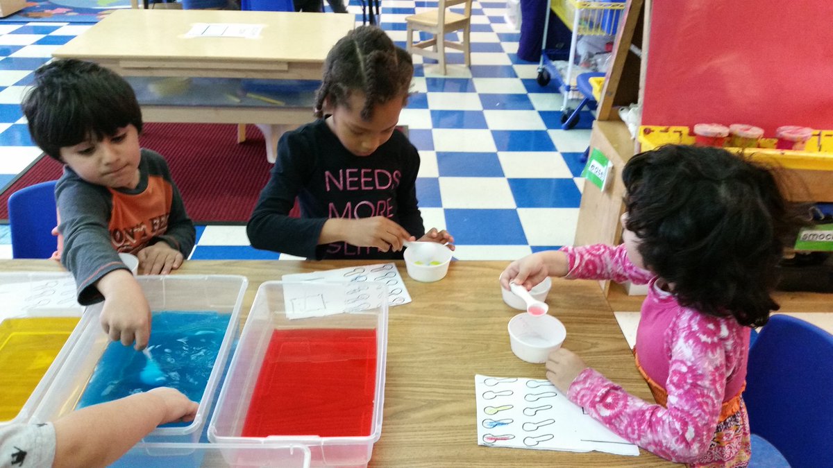 AgnorHurtPreK's tweet photo. Today we made our own color recipes and named the colors we made https://t.co/pzOgDuNuRx