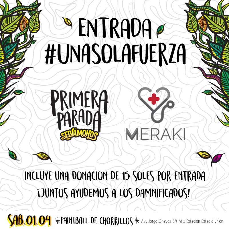 Selvamonos's tweet photo. ¡Selvámonos se une al esfuerzo nacional en colaboración con la ONG Meraki Perú: habilitamos la entrada #UnaSolaFuerza! 💪 #SaludParaTodos https://t.co/t8lcRr7xgK