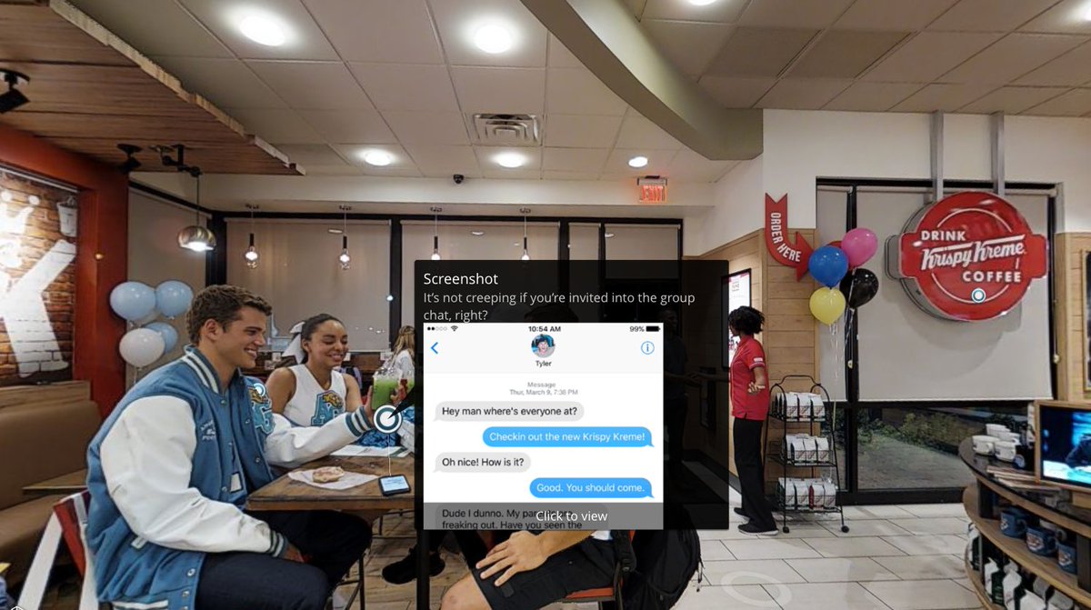 Matterport's tweet photo. NEW BLOG! How @Lionsgate &amp; @krispykreme used @Matterport for creative brand engagement! https://t.co/5mbJkMnz2y https://t.co/qwQdEqARjf