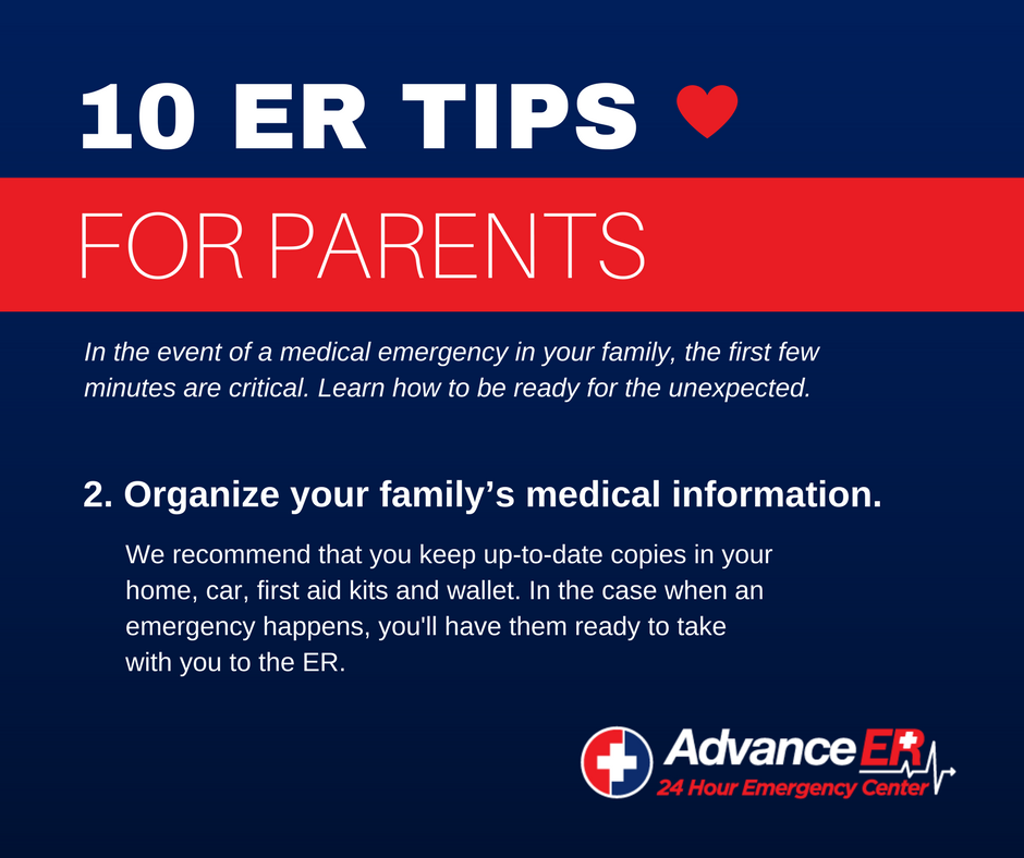 advanceER's tweet photo. #ERTIP: Complete medical history forms for your family &amp; have up-to-date copies ready to take with you to the ER. #AdvanceER #NoWait https://t.co/7aNhXiPw9A