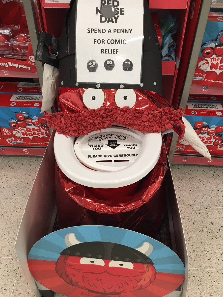 mikejolleyuk's tweet photo. @rednoseday @sainsburys @SainsburysNews @BpoolOffers @BlackpoolBID #blackpool why not visit us to pick your nose and spend a penny.... https://t.co/QUB2lQX42L