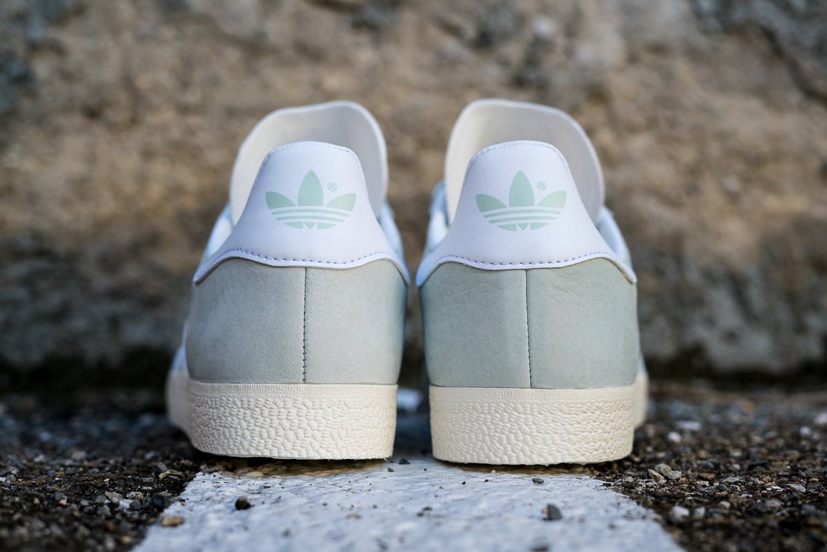 adidas gazelle linen green