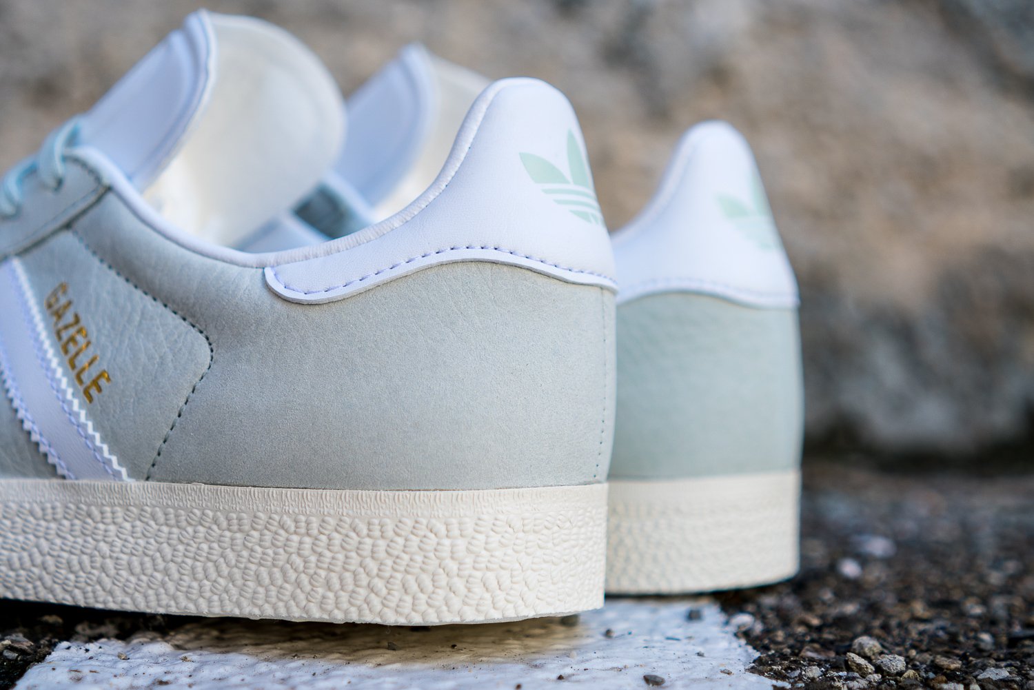 Adidas gazelle linen hot sale green