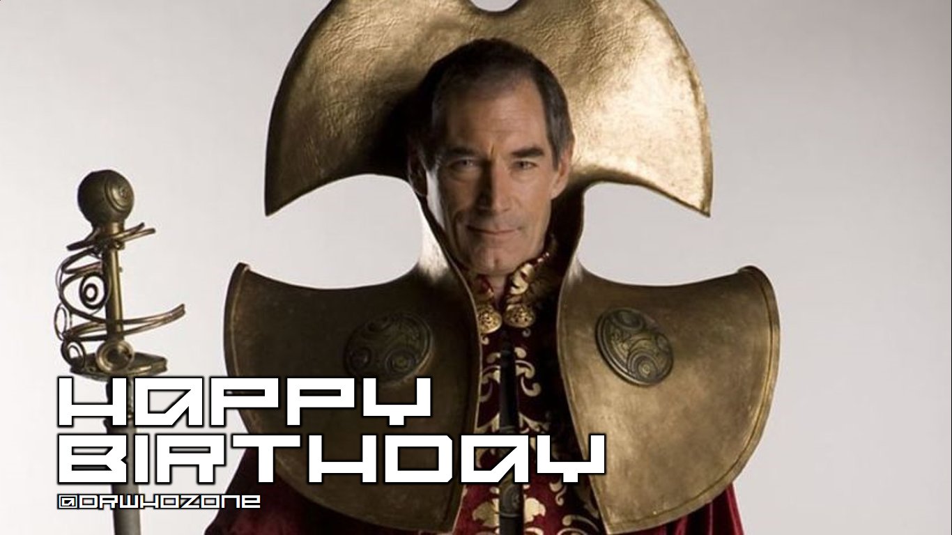 Happy Birthday to Timothy Dalton, who played Rassilon in The End of Time... 