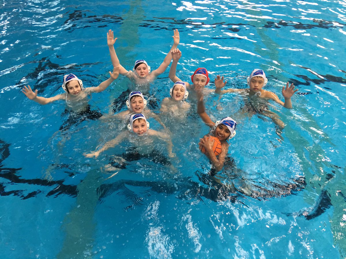 Yr 6 &amp; 7 boys after today's successful @mcrschoolsPE #waterpolo tournament held at the MCR aquatics centre #MGSaquatics