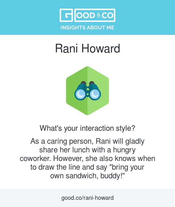 TheEvilRani's tweet photo. About me from @ingoodco: "As a caring person, you'll gladly share your lunch with a hungr..." https://t.co/aV6EDZjnf1 https://t.co/zPzwxh1Opu