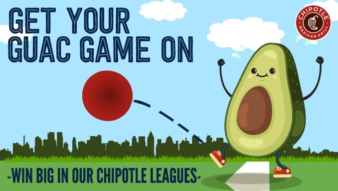 ChiSportSocial's tweet photo. Who's ready for some Burrito love?
Chipotle is BACK with us to spread the Gospel of Guac.
#ChipotleSocialSports
https://t.co/g0xNFYwVKl https://t.co/8Pv41NLiLc
