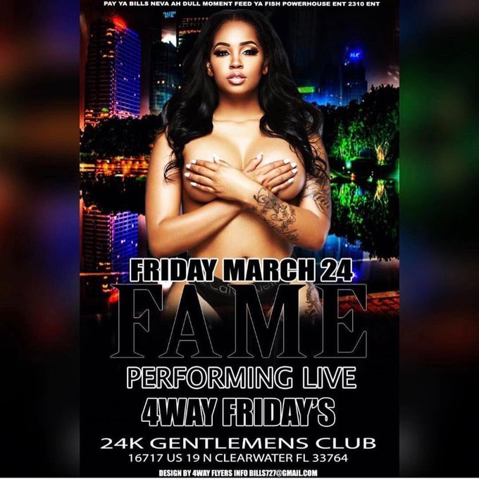 Clearwater,FL 3/24 #FAME https://t.co/axmetl3SQM<a href="/tag/fame"class="tags">#FAME</a>
