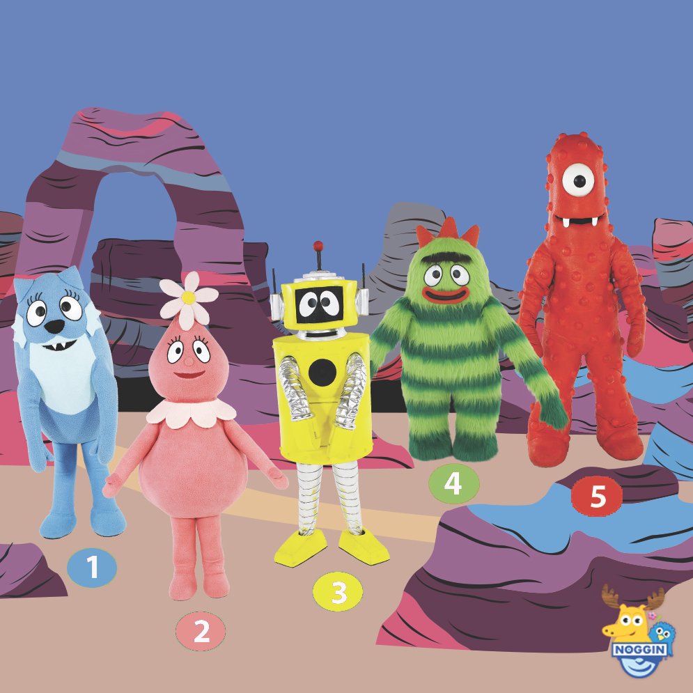 “Only a Yo Gabba Gabba! fan can name all the characters in the Gabba gang! 