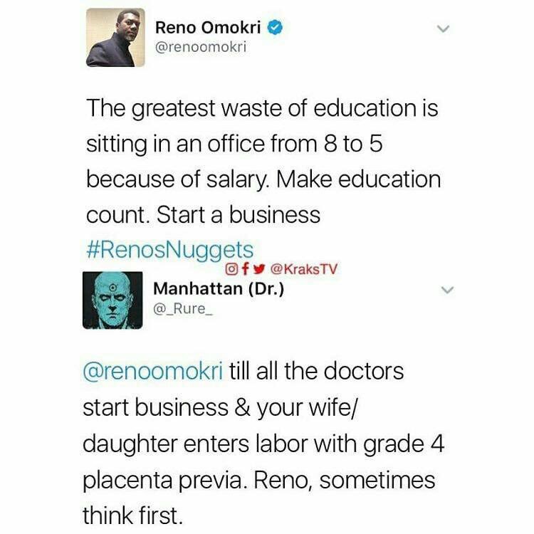 When you tweet form your anus and call it nuggets until someone with a real brain comes at you brilliantly...