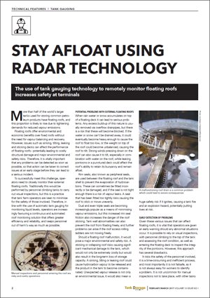 EMR_Automation's tweet photo. Avoiding storage tank #FloatingRoof abnormal situations: roof tilt, buoyancy, roof sticking & overfill #PAuto https://t.co/FudogX5rXh https://t.co/e1lSIqlaL1