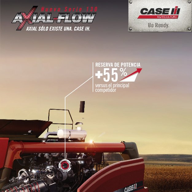 CaseIHArg's tweet photo. #CaseIH #AxialFlow130 #EfficientPower
¡La nueva línea de cosechadoras trabaja en cualquier condición climática! https://t.co/X7BS6olMcL https://t.co/KYt8Z2mhls