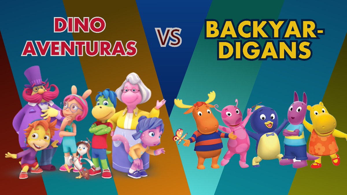 TvsMundoMagico's tweet photo. Hola amiguitos muy buenos días...¡Dinos! ¿Cuál es tu favorito? #Backyardigans o los #DinoAventuras https://t.co/qXtHWA1J7U