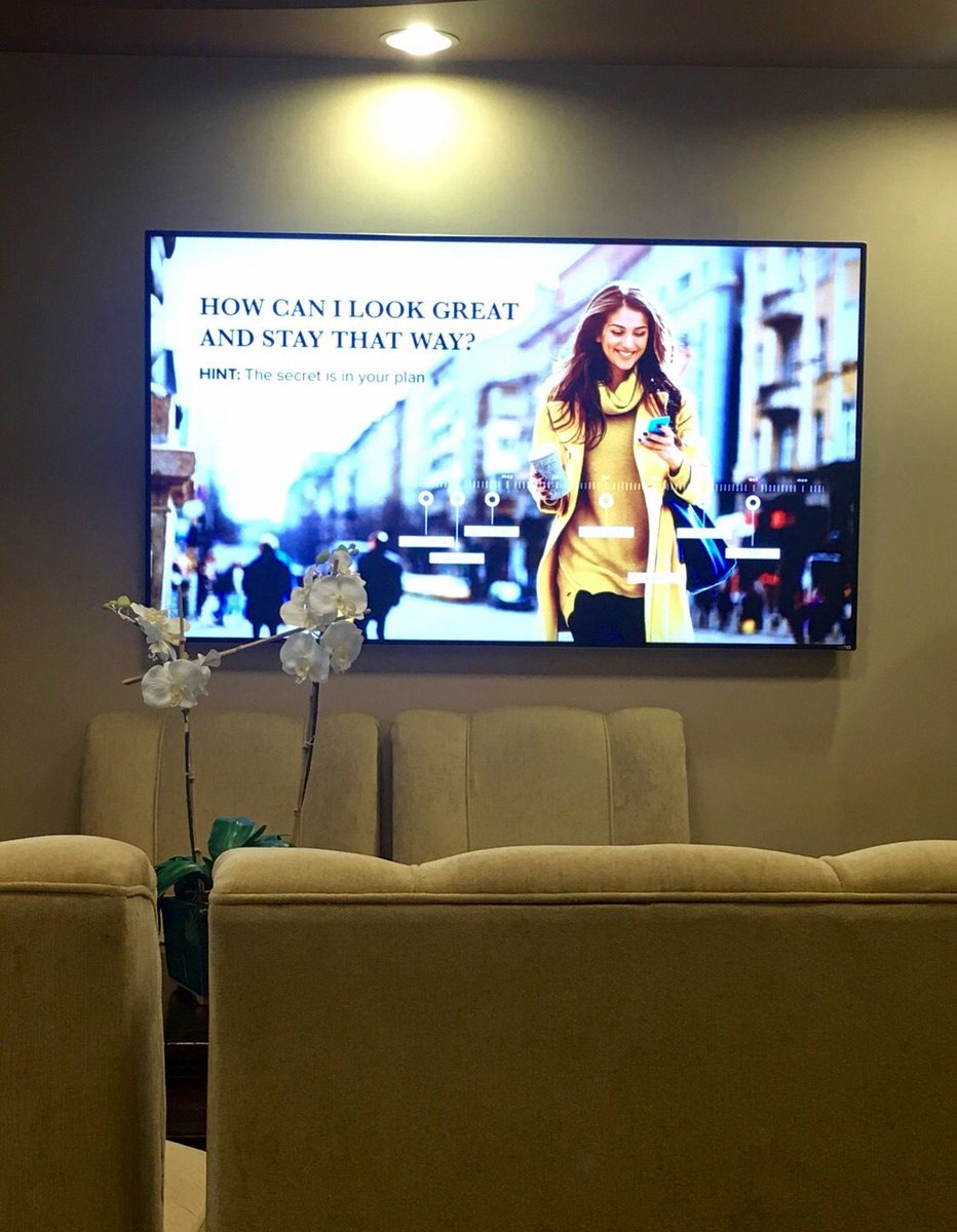vrtlyai's tweet photo. @BlackhawkSurg educates patients about @HintMD treatment plans with the power of #AestheticTV from @FriendMedia #transformyourTV https://t.co/vBLiCLPXt8
