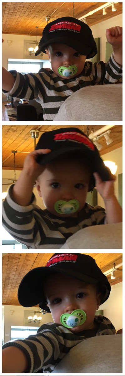 AmericanTowman's tweet photo. Joshua loves @AmericanTowman ! Hooray! #towlife #TowmanTuesday #whatsthisbabydoinginmyoffice #gettowork #towerintraining #AmericanTowman https://t.co/AHRTqSsn7C