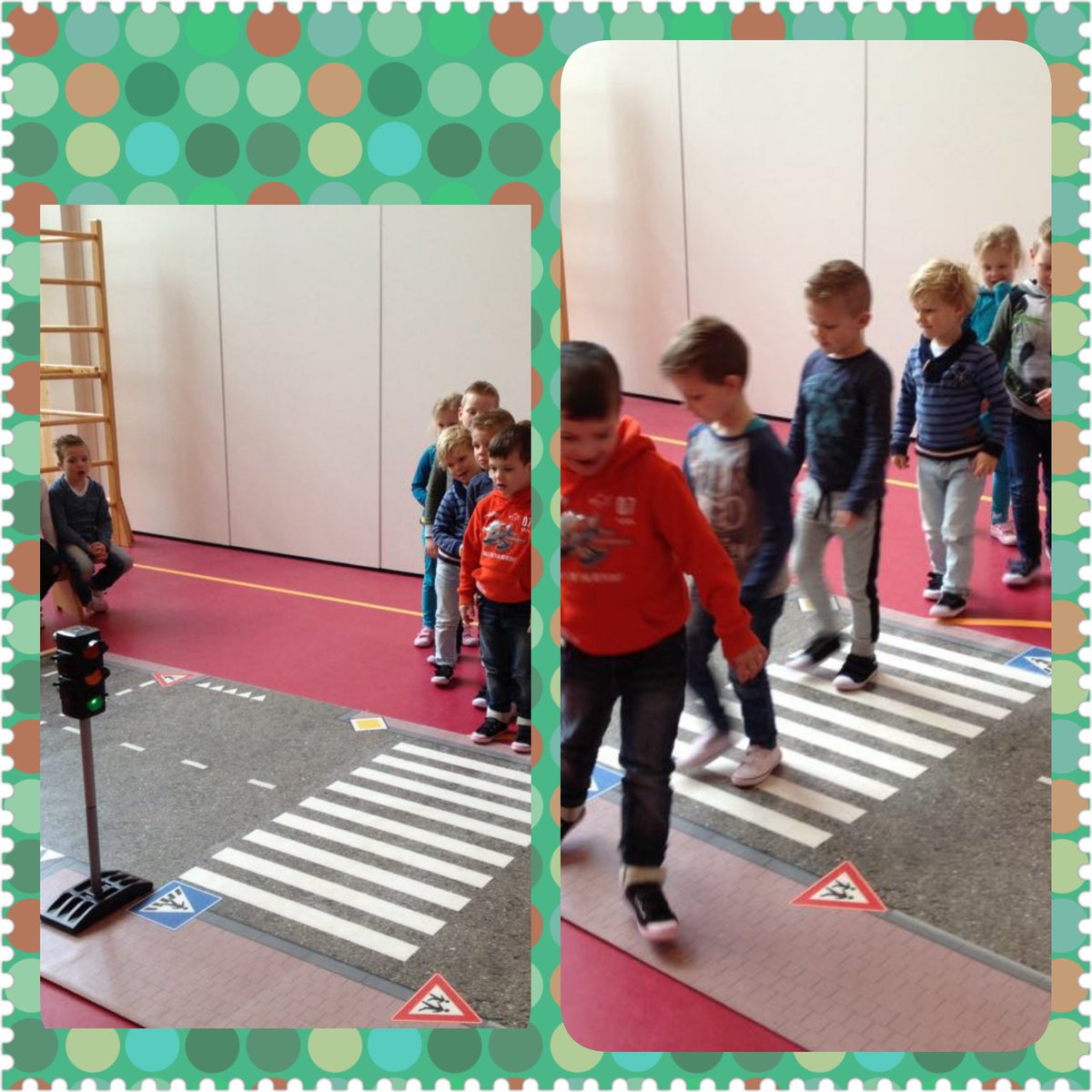 Oversteken als het stoplicht op groen springt #anwbstreetwise #kleuters