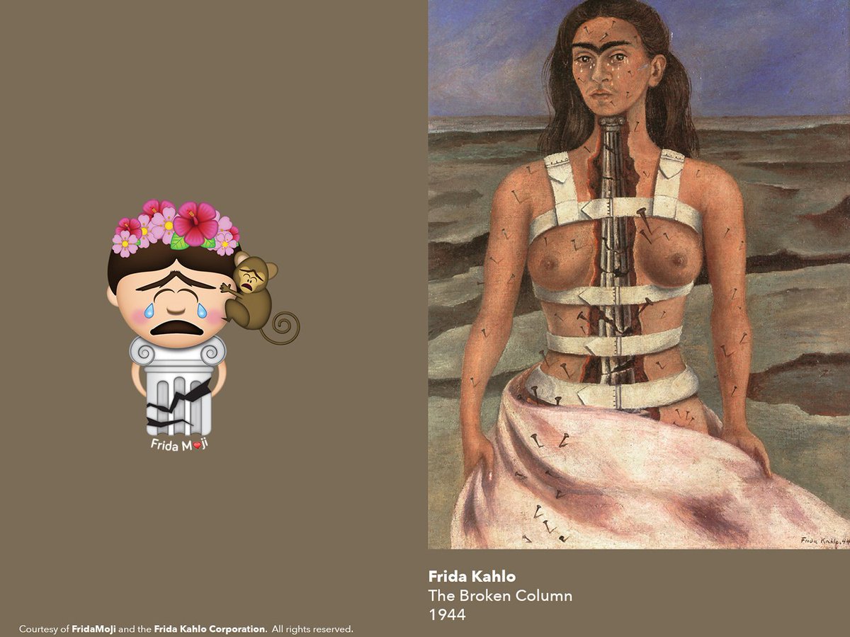 Arilenaki's tweet photo. Η #FridaKahlo σε emoji 😍😍#JoinRadio https://t.co/OS8erOVXD4 https://t.co/47vznLCyIM