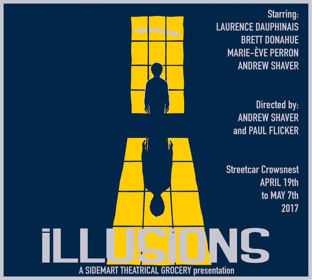 theandrewshaver's tweet photo. Very excited to be producing this Canadian English premiere with a gang of bilingual #art ninjas. #illusionsTO #SideMart #SpringHasSprung https://t.co/TbId5jZS2p