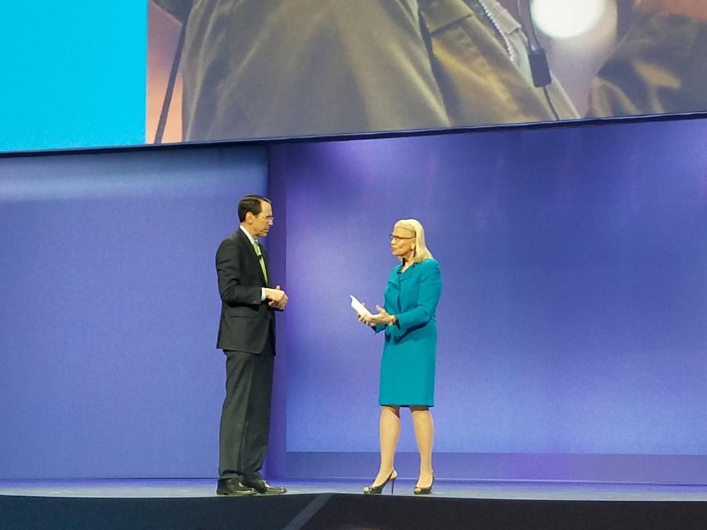 davidfarrellgm's tweet photo. Exciting discussion on the IBM ATT partnership to bring secure cloud, cognitive and IOT to customers #IBMInterConnnect #ibmcloud https://t.co/vE9GdMFSvM