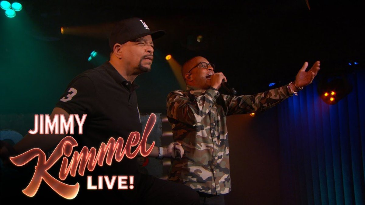 RobinConcierge's tweet photo. Ice-T.I. Performs "O G Original Gangster" and "Bring Em Out" https://t.co/uGhFQAKsqx #JimmyKimmelLive #IceTI #Mashups https://t.co/58P2uhi8lR
