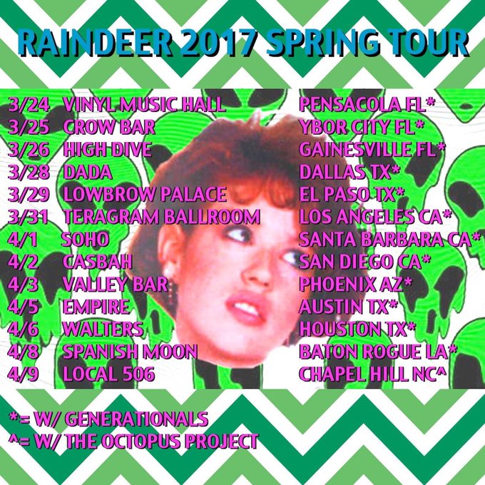Leaving Thursday to play drums on tour w/ @RaindeerMusic and @generationals. #Coast2Coast https://t.<a class="tags" target="_blank" title="On Twitter" href="/?out=eyJ0eXAiOiJKV1QiLCJhbGciOiJIUzUxMiJ9.eyJpYXQiOjE3MjYwODU5MDEsImlzcyI6InR3cG9ybnN0YXJzLmNvbSIsIm5iZiI6MTcyNjA4NTkwMSwiZXhwIjoxNzU3NjIxOTAxLCJyZWRpcmVjdF91cmwiOiJodHRwczovL3R3aXR0ZXIuY29tL1JhaW5kZWVyTXVzaWMifQ.MMi3B2E_AVgQRG7okbQvJZuHBLYe498i3rYcP_un7eQK3Dzc6aw2IcdJyRSDk06bFJsmttxOJ4--HIVdrzXfGw">@RaindeerMusic</a><a href="/tag/coast2coast"class="tags"><span>#coast2coast</span></a>