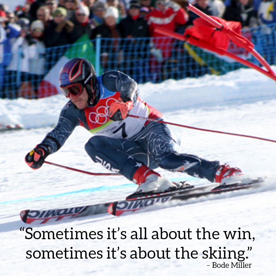 CooPals1's tweet photo. “Sometimes it’s all about the win, sometimes it’s about the skiing.”– Bode Miller
#snowboard #snowski #quotes #snow #snowboarding https://t.co/fWO4RZp4sC