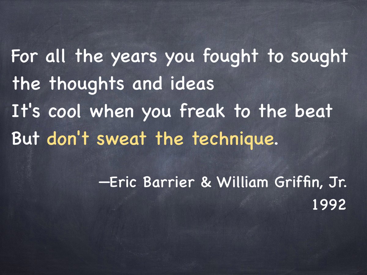 kickitoldschool's tweet photo. #WorldPoetryDay #OldSchoolLessons
S/O to @EricBandRakim!! ⭐️ https://t.co/DL8MGhixPE