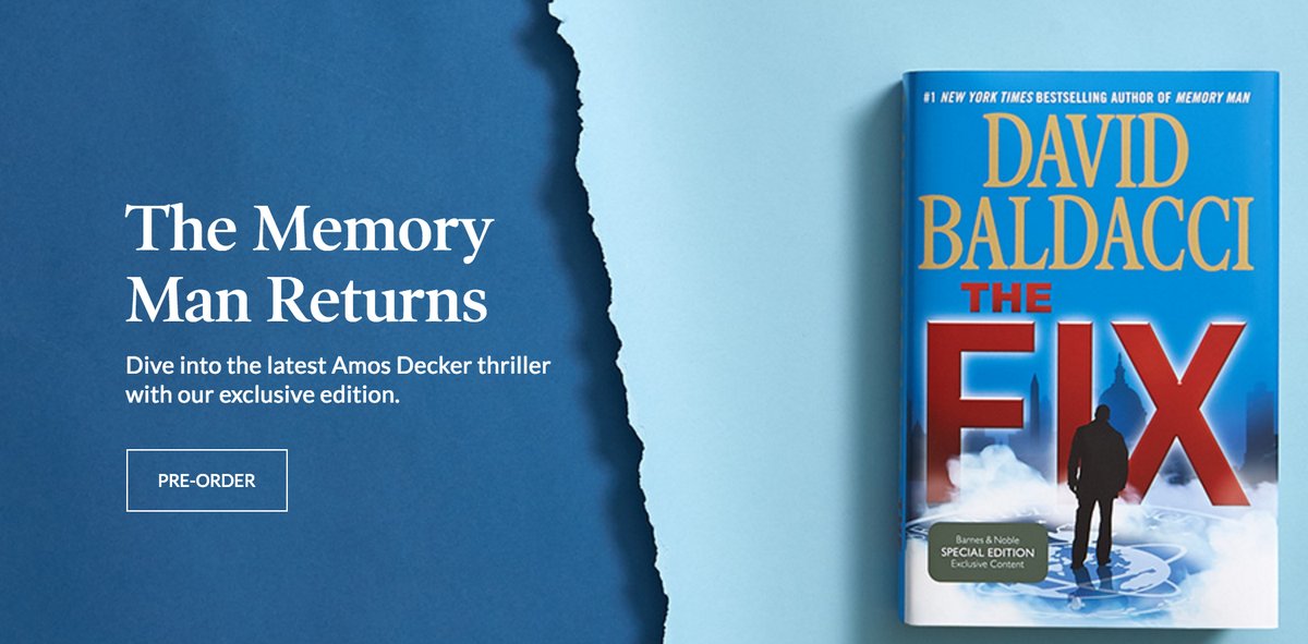 Barnes Noble On Twitter On Sale Apr 18 Davidbaldacci S New